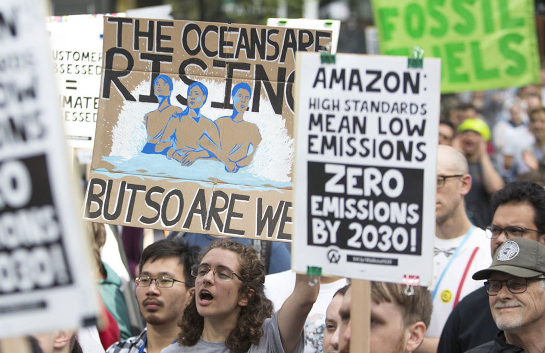 Amazon employees warned of being fired for speaking out environmental