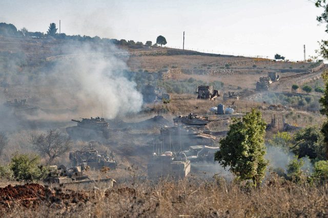 Photo: Destroyed buildings in Lebanon war zone - illustrating article '2024 Lebanon war'