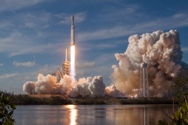 SpaceX Dragon capsule approaches the International Space Station with four crew members aboard for a 10-day mission.