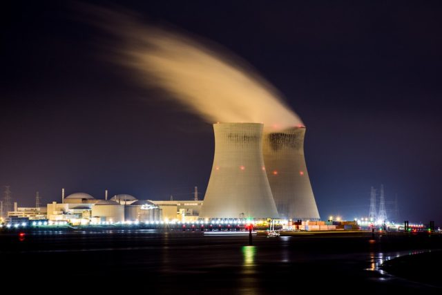 IAEA inspectors examine damage to Unit 6 of the Zaporizhzhia Nuclear Power Plant after a drone strike on April 7.