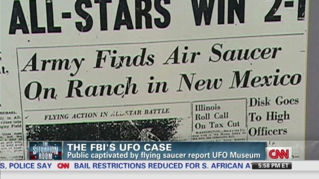 Yellowed FBI memo page titled ‘Serial 844’ beside a 1958 Detroit street map marked at Six Mile and Lamphere.