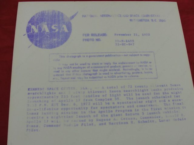 Nasa Apollo 17 Uap Transcript 1972