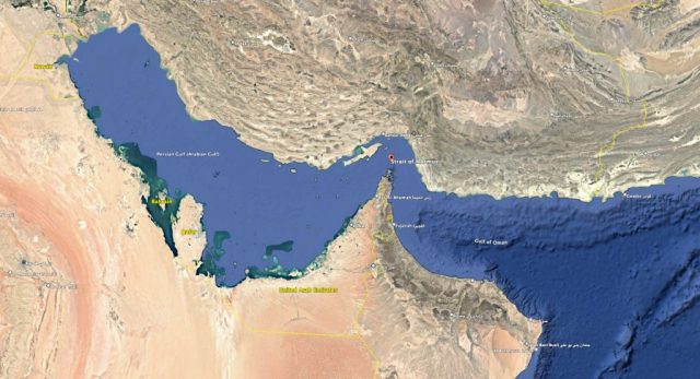 A U.S. military document titled DOW-UAP-D63 Mission Report for the Strait of Hormuz dated October 2020.