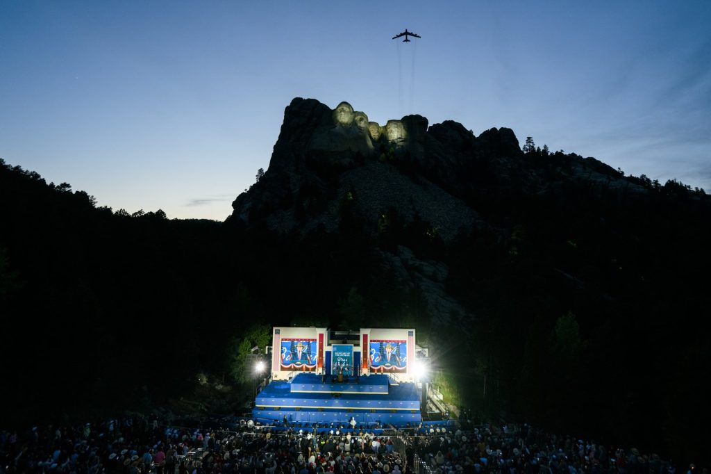 Trump warns of communist threat in Mount Rushmore speech ahead of midterms