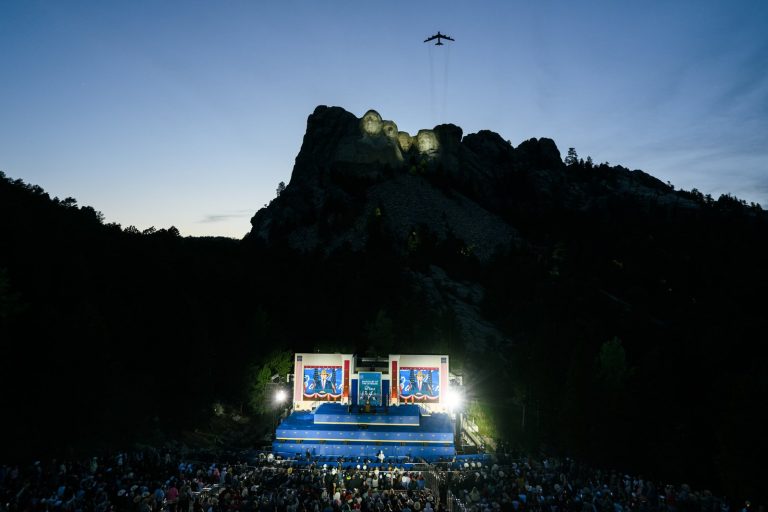 Trump warns of communist threat in Mount Rushmore speech ahead of midterms