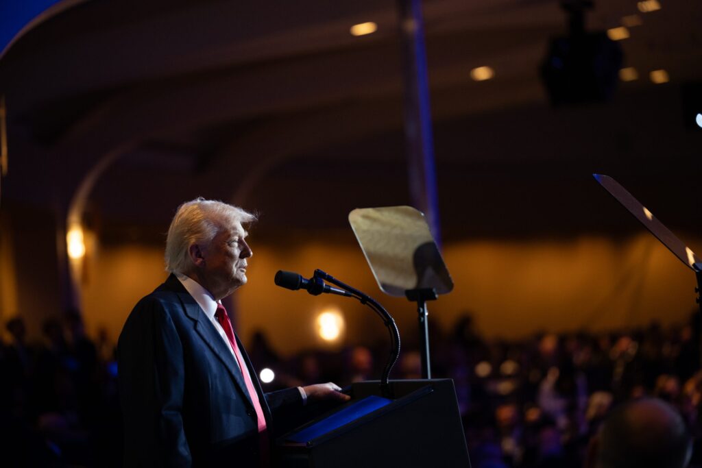 President Donald Trump attends the National Prayer Breakfast (54324760317)