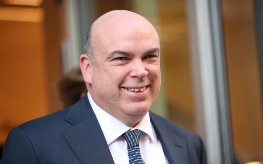 British tech tycoon Mike Lynch leaves Westminster Magistrates' Court after posting £10 million bail