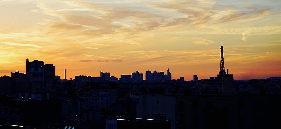 Paris City Skyline