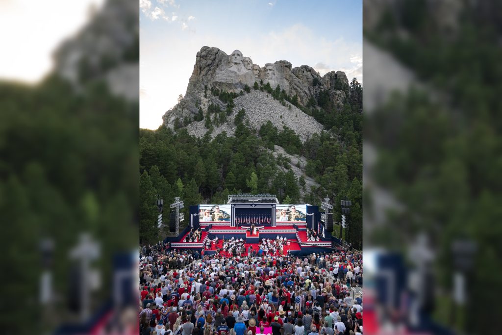Donald Trump At Mount Rushmore Speech