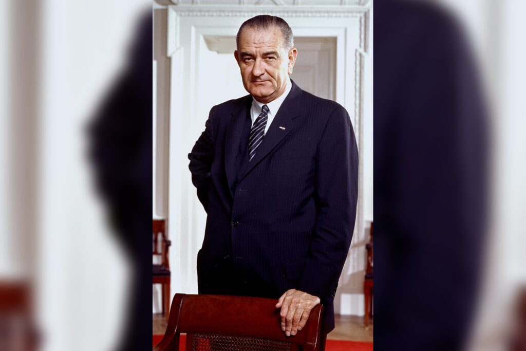 President Lyndon B Johnson